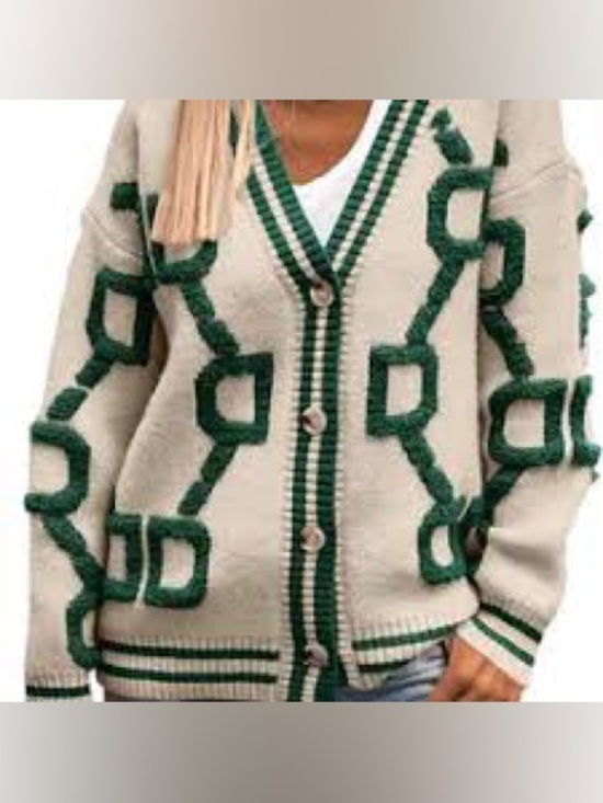 PrettyGarden Sweaters - iPRETTYGARDEN Women's Chunky Knit Cardigan Sweater Button Size Medium